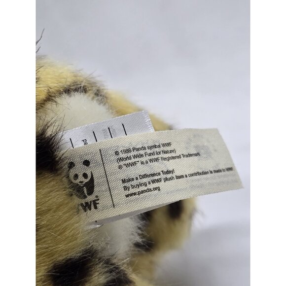 WWF World Wildlife Fund Cheetah Leopard Plush Stuffed Animal Realistic Toy - Picture 7 of 8